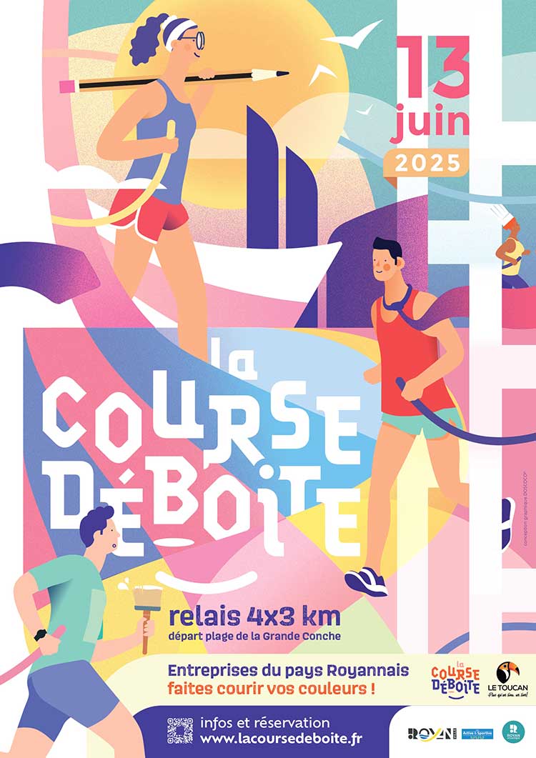 Affiche la course de Boîtes 2025